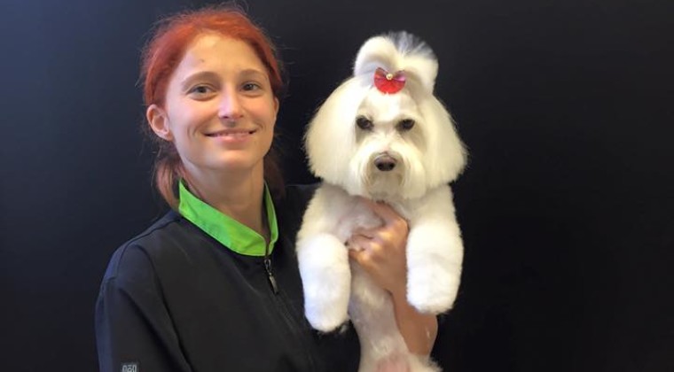 Michela con Maltese