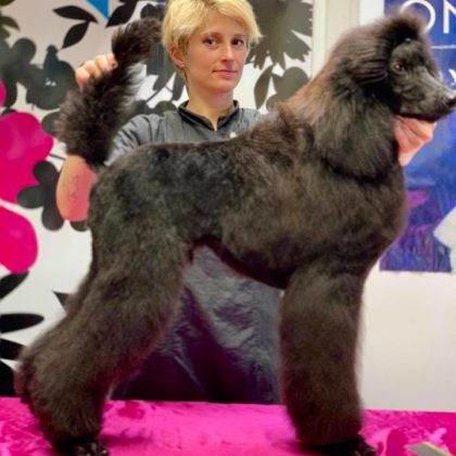 MICHELA CON POODLE